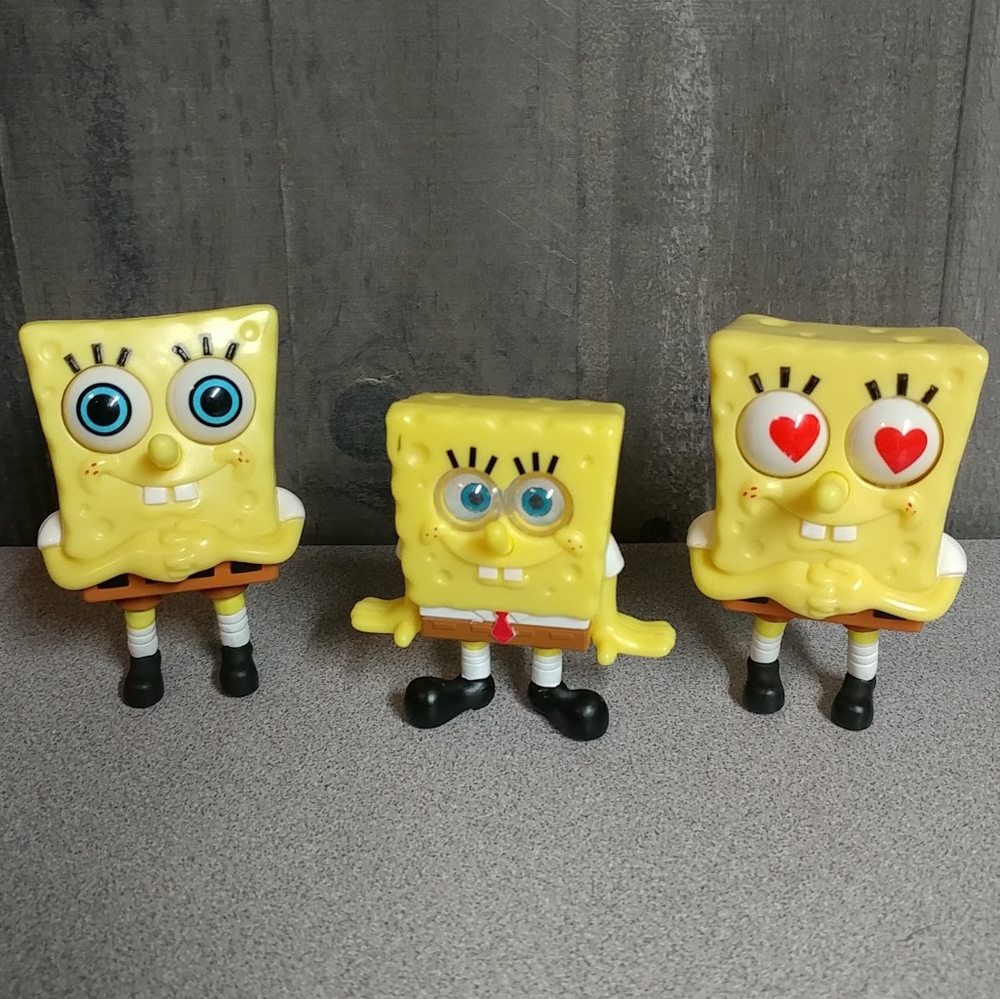 Sponge Bob Toys 3pc